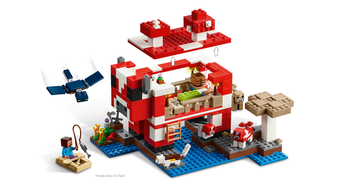 לגו Minecraft® - בית ה-Mooshroom (21270)-2