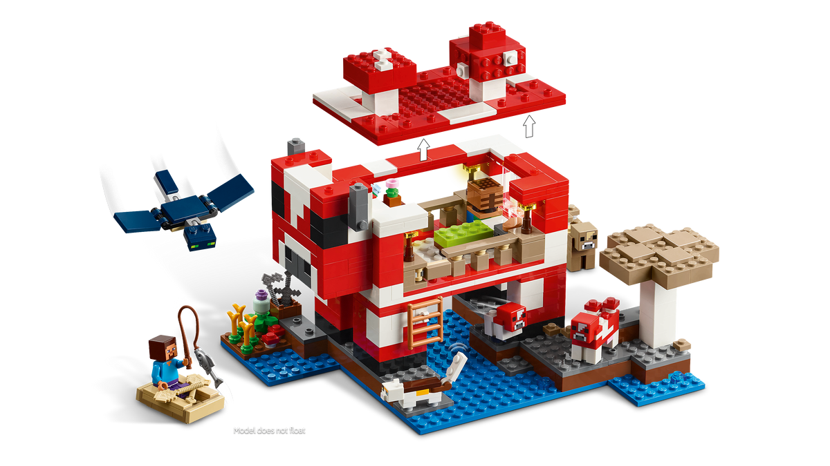 לגו Minecraft® - בית ה-Mooshroom (21270)-2