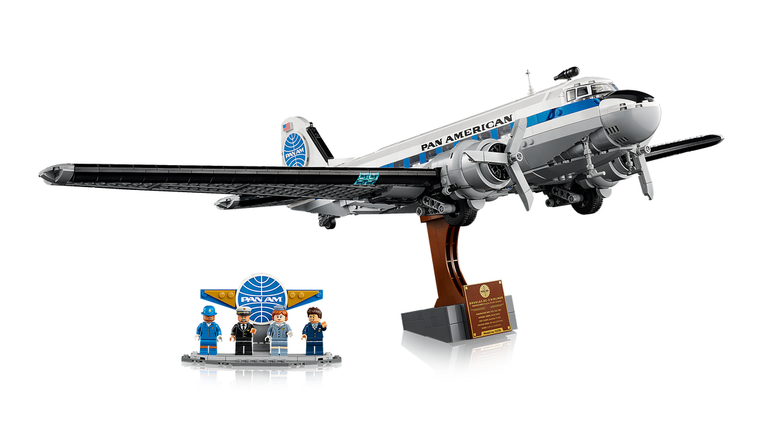 לגו Icons - מטוס הנוסעים ®Douglas™ DC-3™ PAN AM (11378)-7