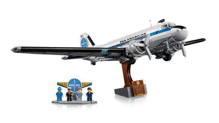 לגו Icons - מטוס הנוסעים ®Douglas™ DC-3™ PAN AM (11378)-8