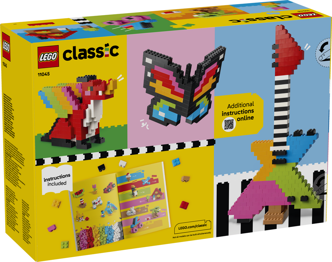 לגו Classic - לבנים יצירתיות במגוון צבעים (11045)-2