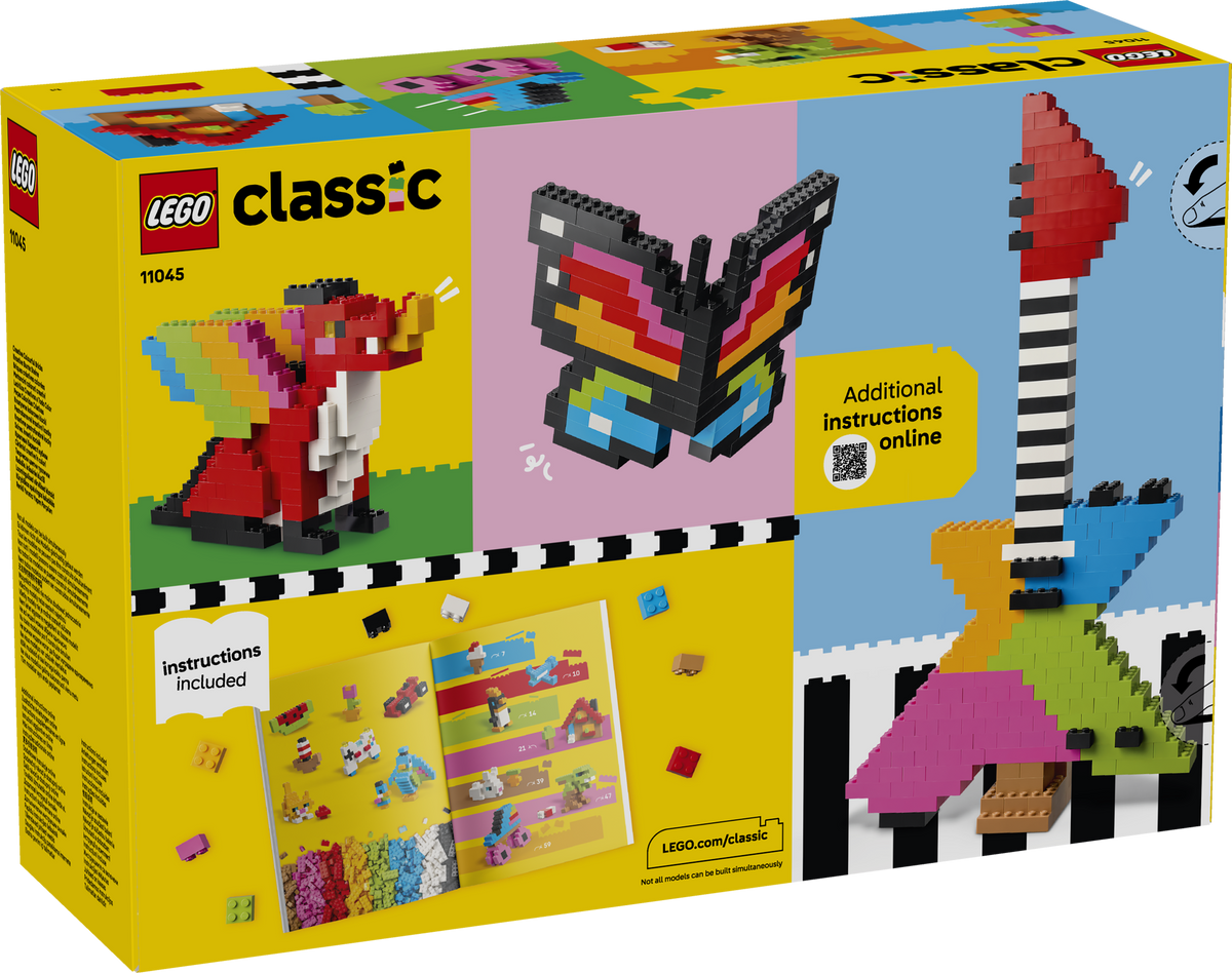 לגו Classic - לבנים יצירתיות במגוון צבעים (11045)-3