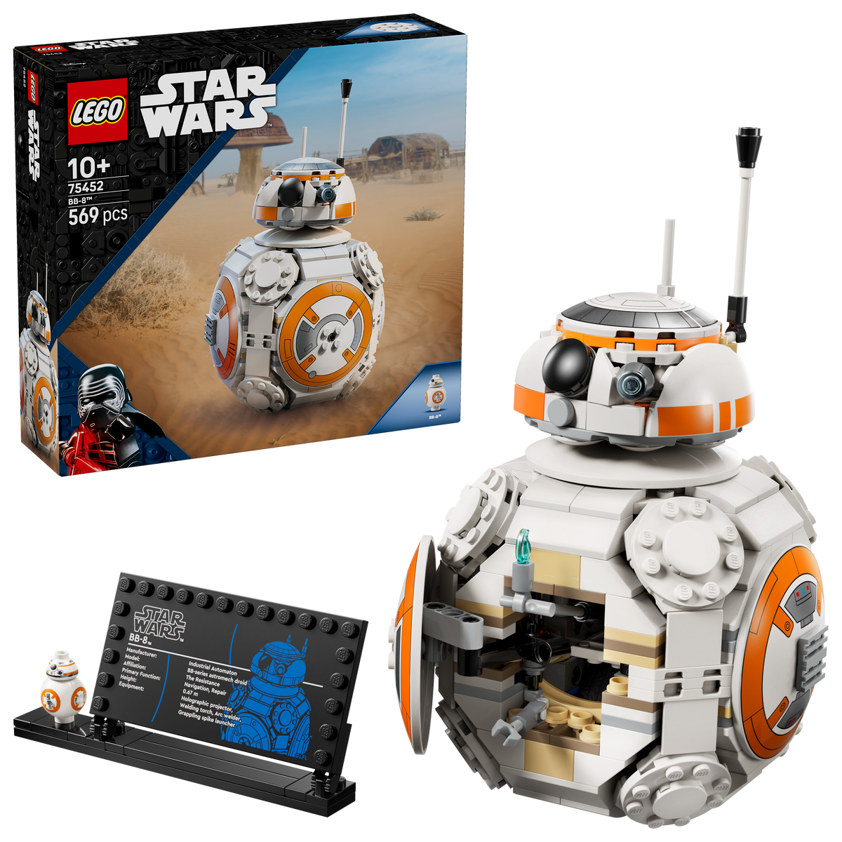 לגו Star Wars™ - דרואיד אסטרו-רובוט BB-8™ (75452)-2