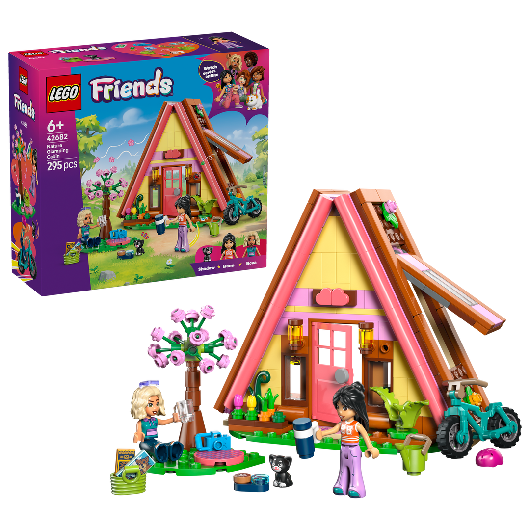 לגו Friends - בקתת גלמפינג בטבע (42682)-1