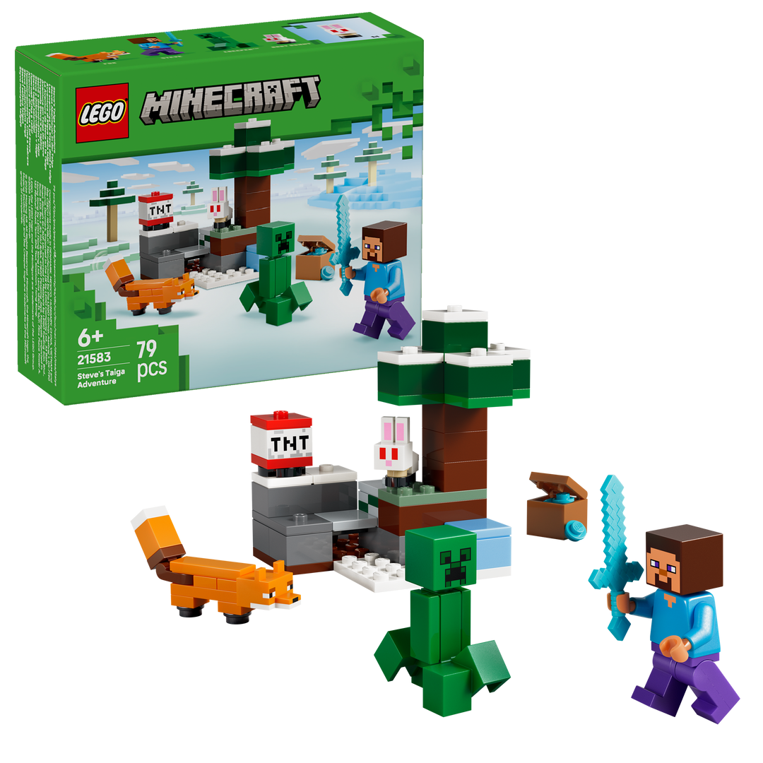 לגו Minecraft® - ההרפתקה של סטיב בטייגה (21583)-2