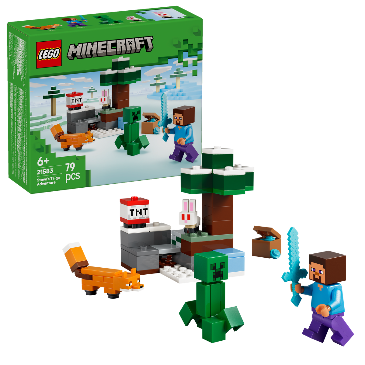 לגו Minecraft® - ההרפתקה של סטיב בטייגה (21583)-2