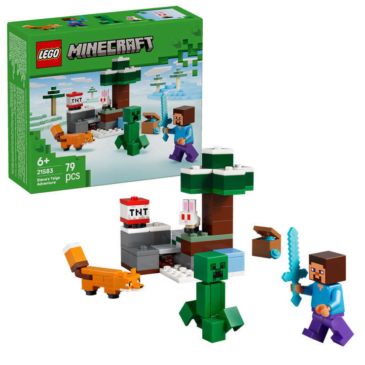 לגו Minecraft® - ההרפתקה של סטיב בטייגה (21583)-2