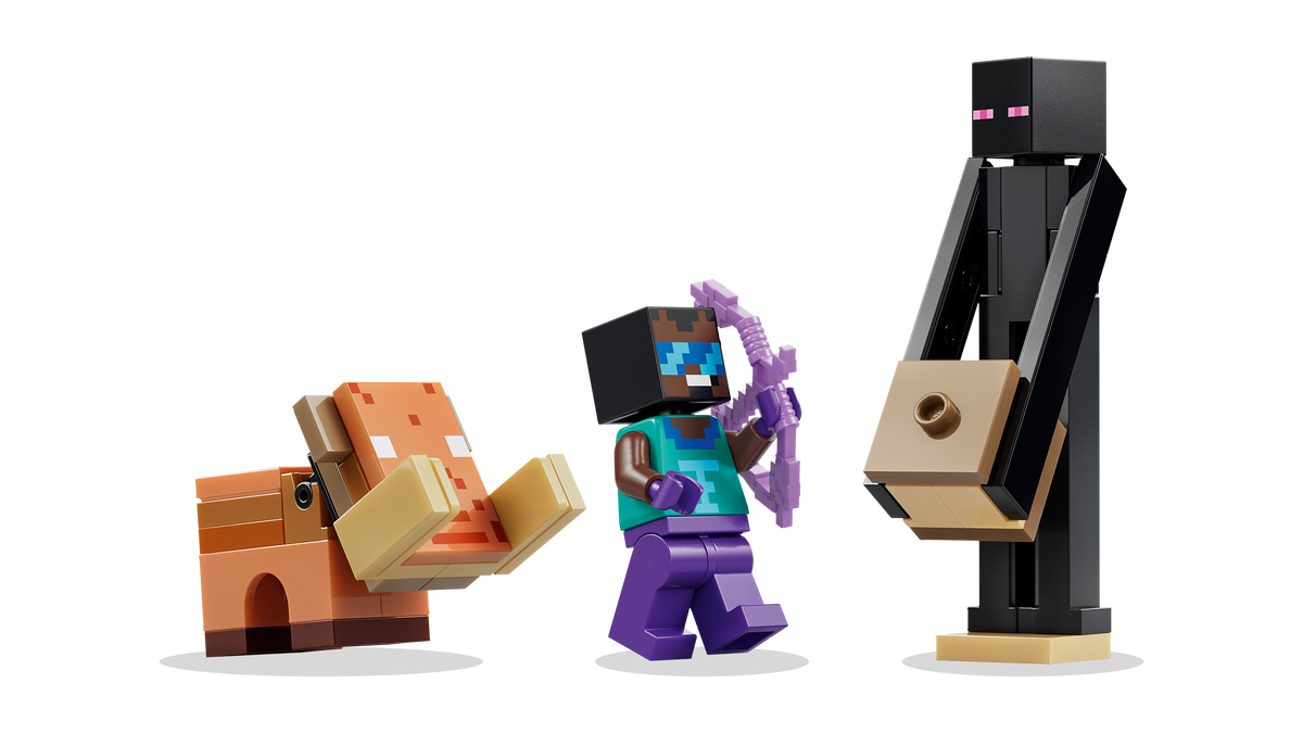 לגו Minecraft® - מסע לפורטל התחתון ולפורטל הסוף (21584)-3