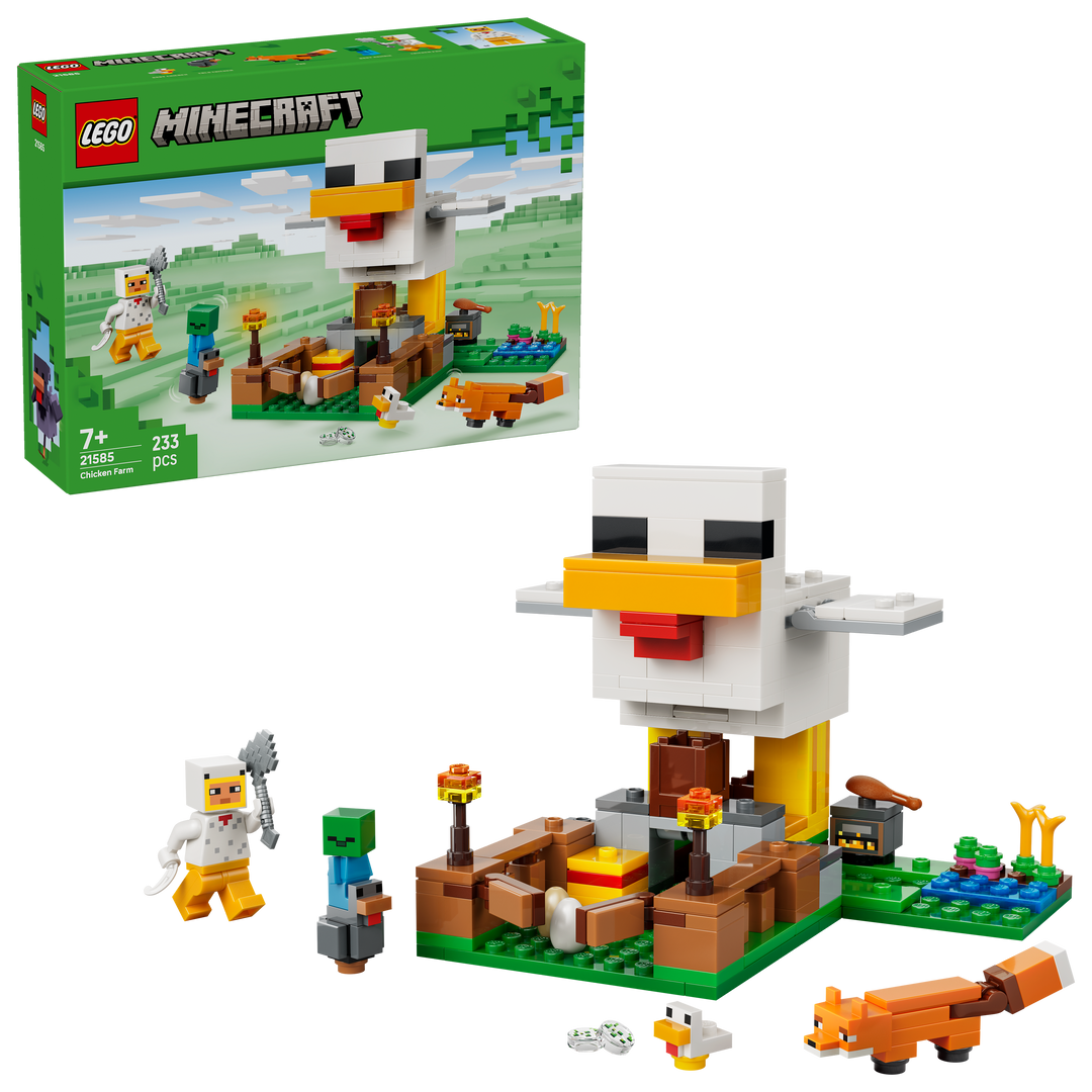 לגו Minecraft® - חוות תרנגולות (21585)-1