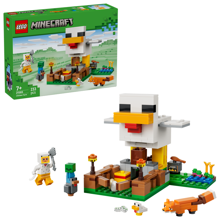 לגו Minecraft® - חוות תרנגולות (21585)-2