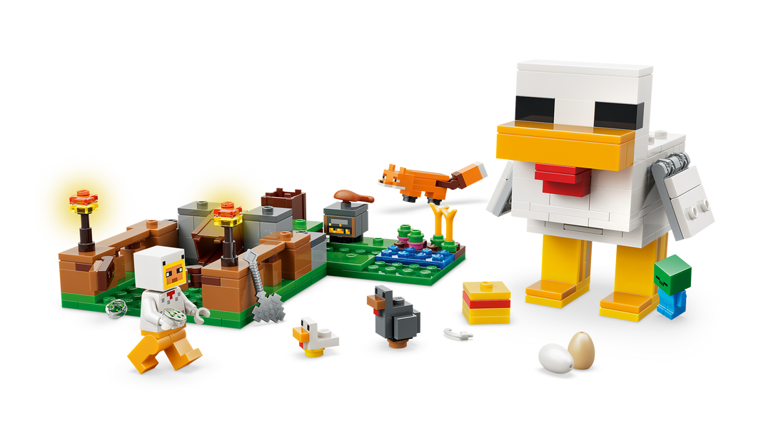 לגו Minecraft® - חוות תרנגולות (21585)-4