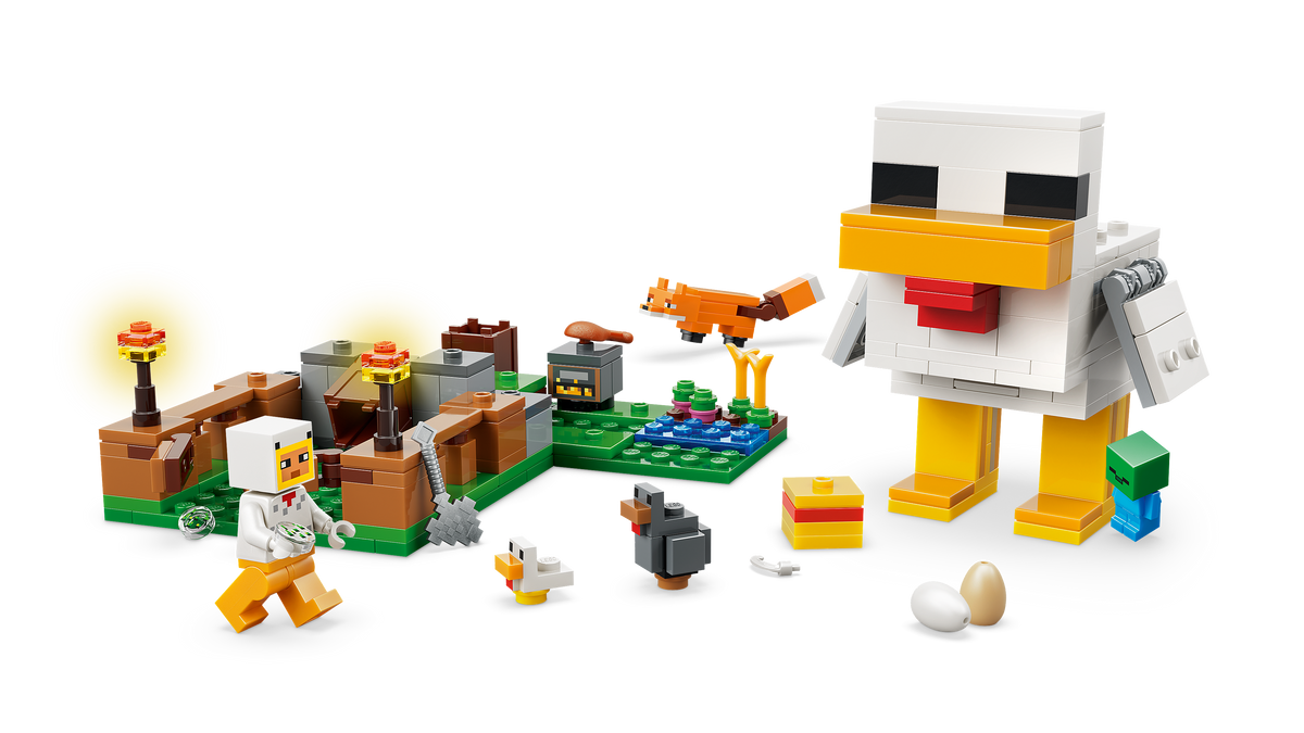 לגו Minecraft® - חוות תרנגולות (21585)-5