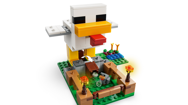 לגו Minecraft® - חוות תרנגולות (21585)-7
