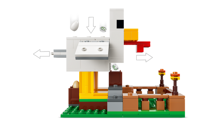 לגו Minecraft® - חוות תרנגולות (21585)-8