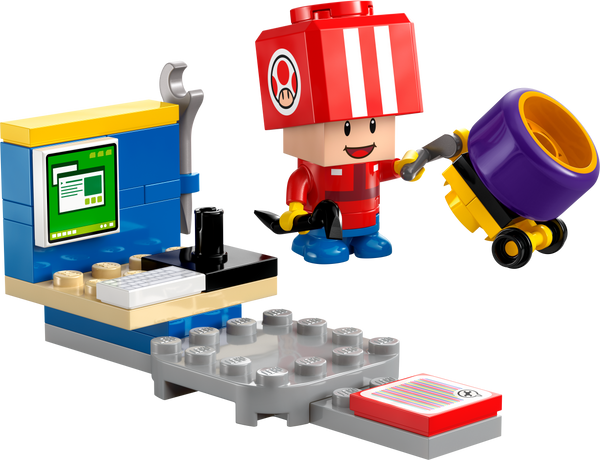 לגו Super Mario™ - Mario ™Kart – Toad (Pit Crew) (30702)