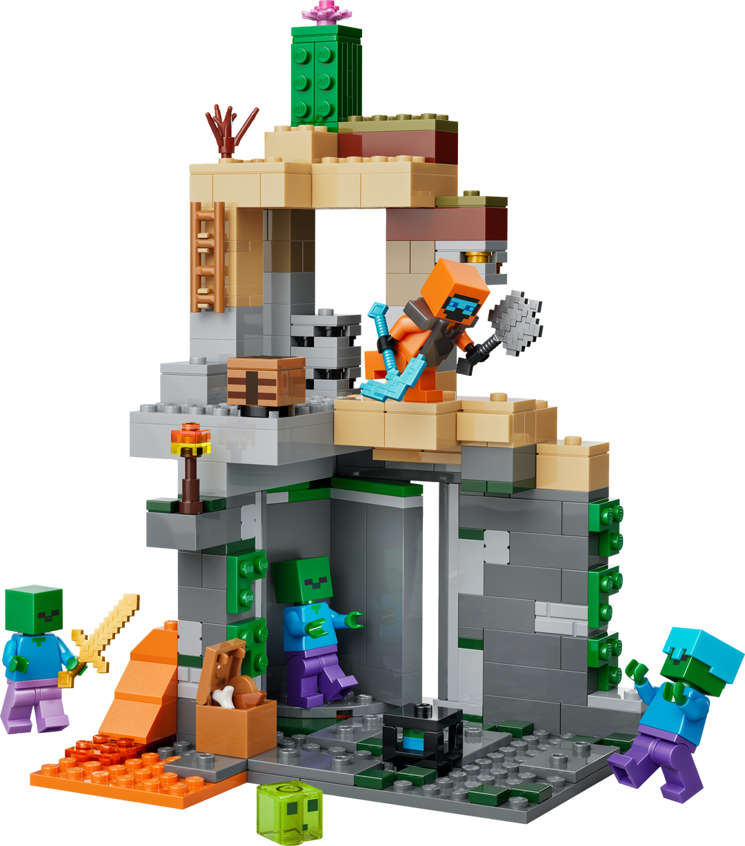 לגו Minecraft® - מבוך הזומבים (21587)-1