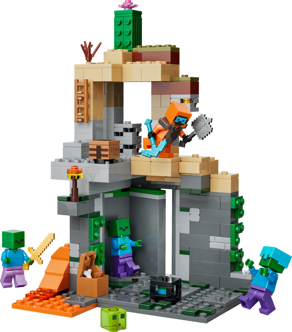 לגו Minecraft® - מבוך הזומבים (21587)-1