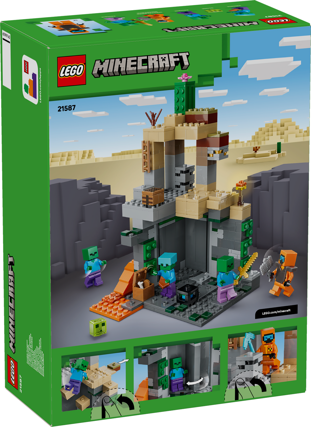 לגו Minecraft® - מבוך הזומבים (21587)-2
