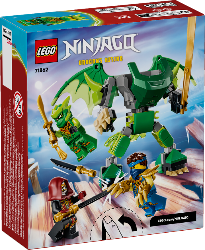 לגו NINJAGO® - מארז קרב רובוט הדרקון של לויד (71862)-2