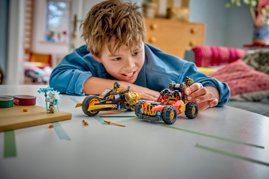 לגו NINJAGO® - הרכבים המשולבים של קאי וקול (71864)-3