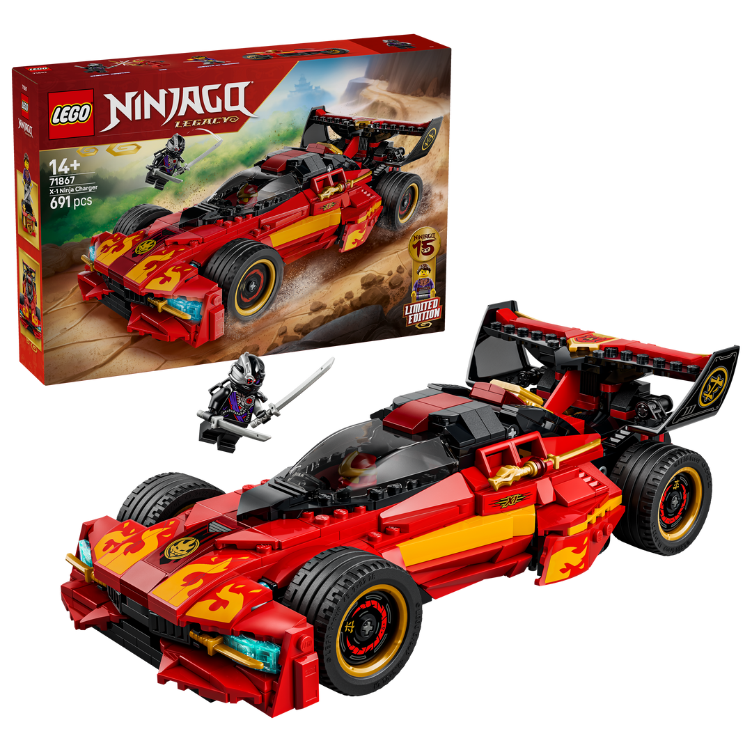 לגו NINJAGO® - חגיגות 15 שנה לרכב X-1 הנינג‘ה המסתער (71867)-2