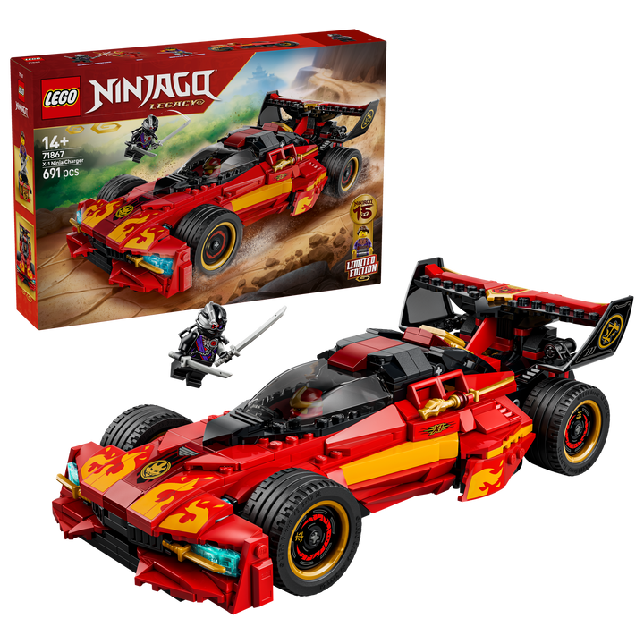 לגו NINJAGO® - חגיגות 15 שנה לרכב X-1 הנינג‘ה המסתער (71867)-2