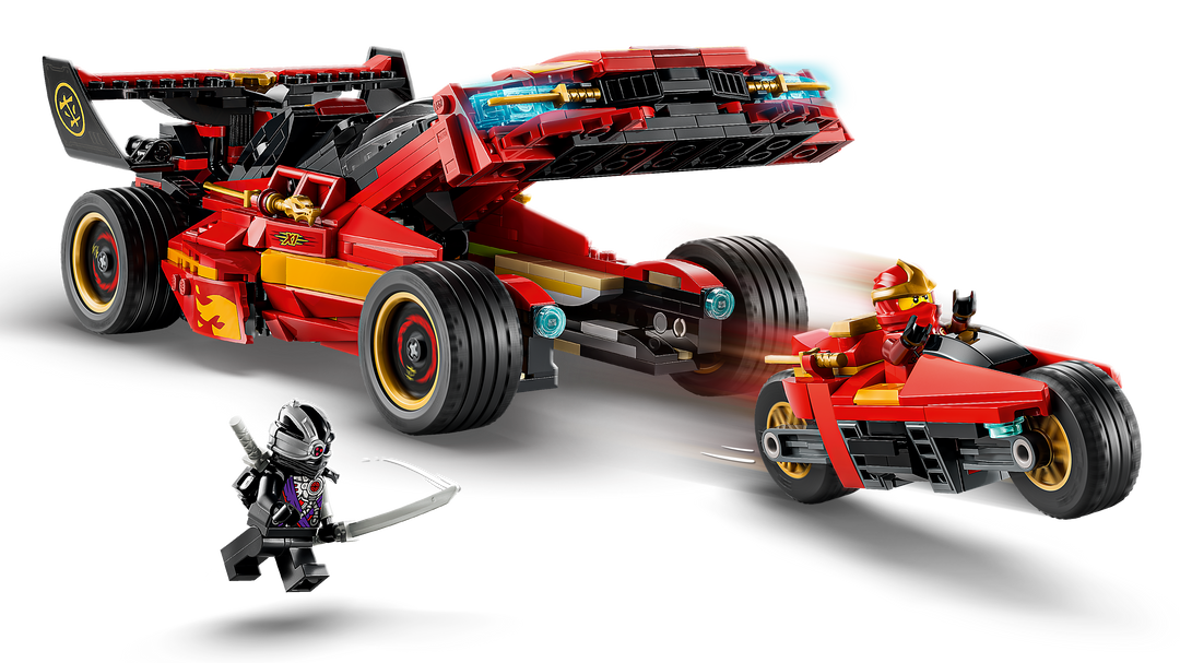 לגו NINJAGO® - חגיגות 15 שנה לרכב X-1 הנינג‘ה המסתער (71867)-4
