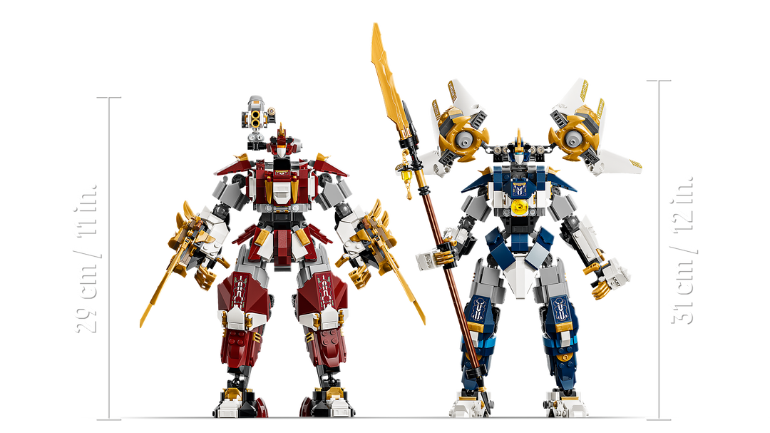 לגו NINJAGO® - רובוטי הטיטאן התאומים (71870)-2