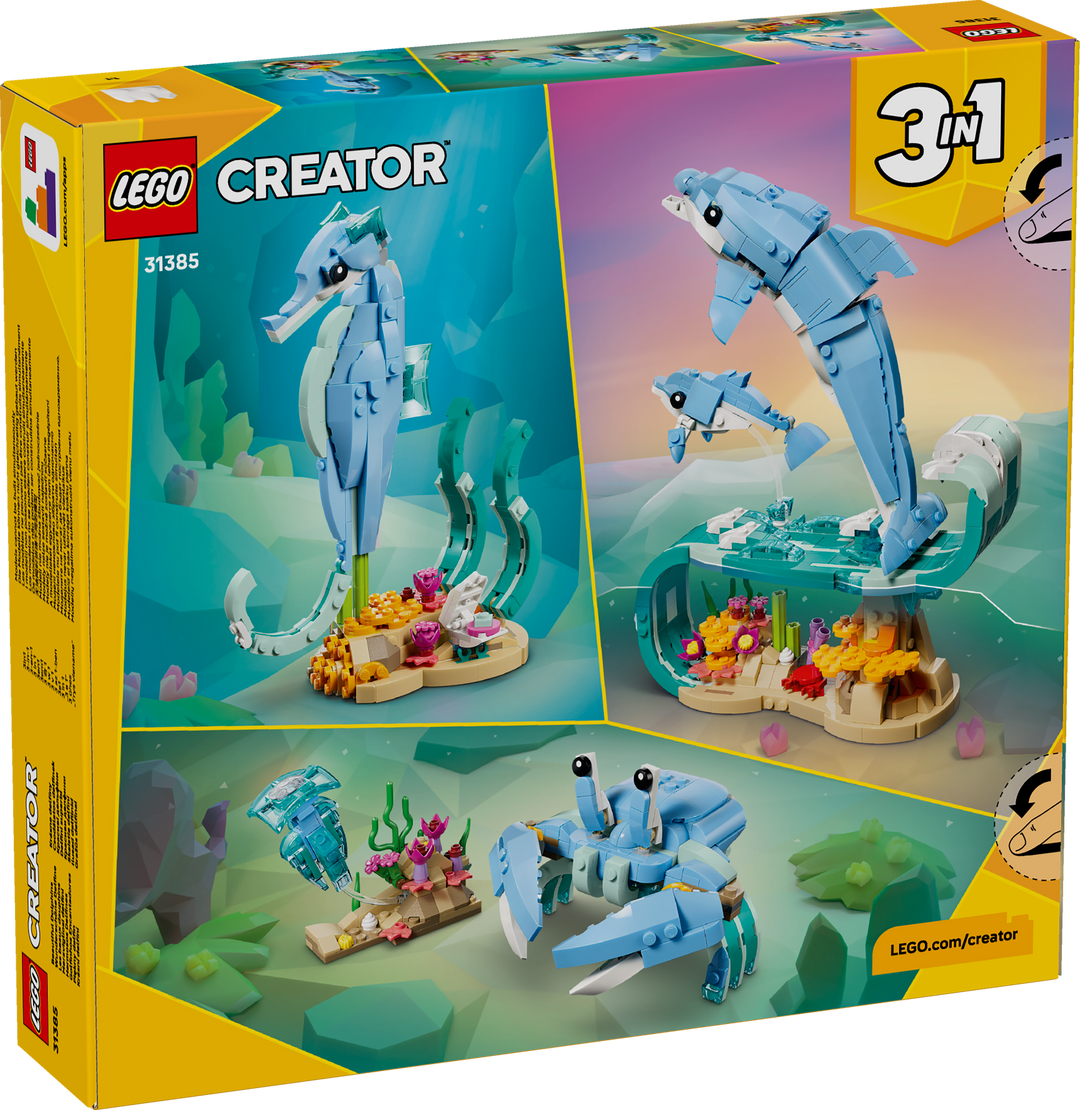 לגו  - חיות ים: דולפינים יפים (31385)-12