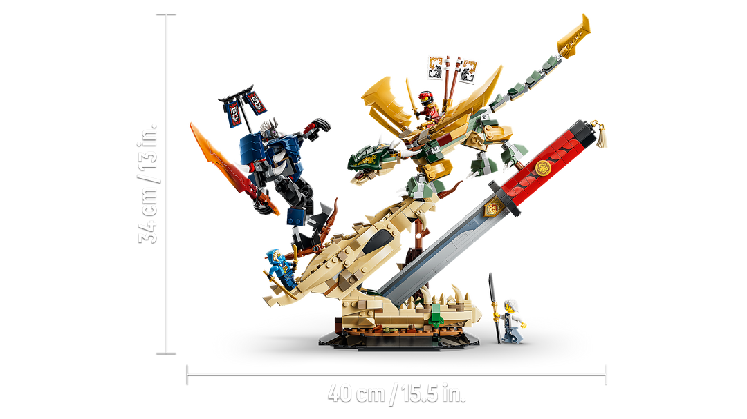 לגו NINJAGO® - הקרב על להב הדרקון (71871)-4
