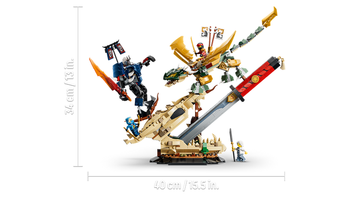 לגו NINJAGO® - הקרב על להב הדרקון (71871)-4
