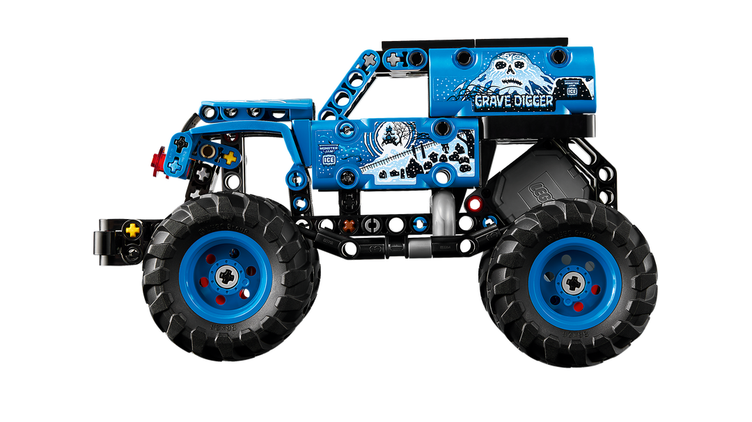 לגו Technic - Monster Jam ™Grave Digger™ אש וקרח (42219)-2