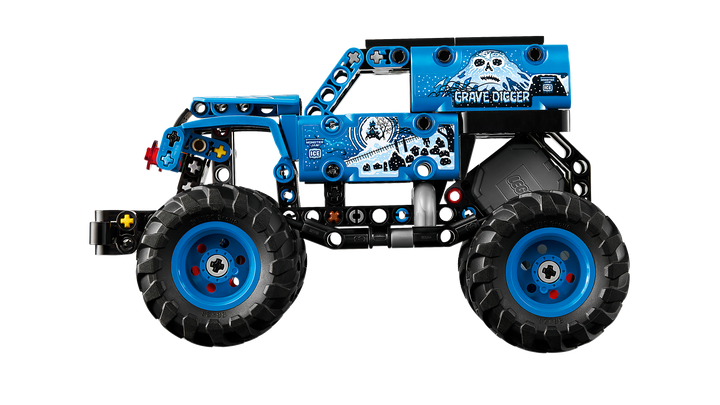 לגו Technic - Monster Jam ™Grave Digger™ אש וקרח (42219)-3
