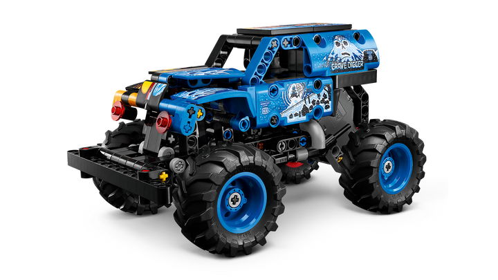 לגו Technic - Monster Jam ™Grave Digger™ אש וקרח (42219)-5
