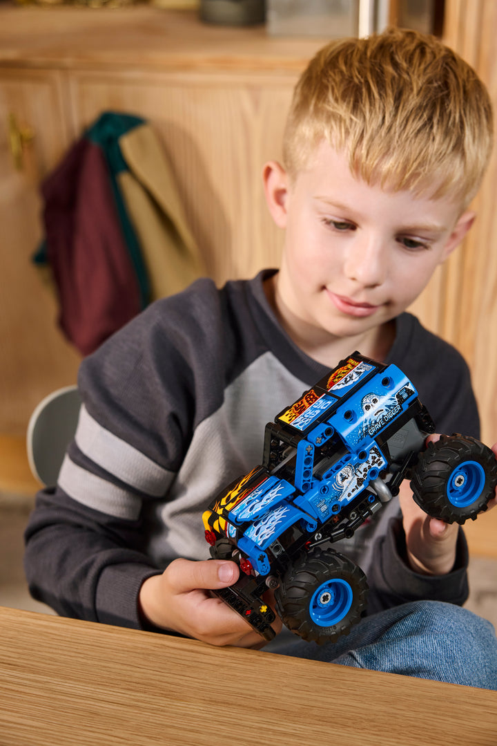 לגו Technic - Monster Jam ™Grave Digger™ אש וקרח (42219)-7