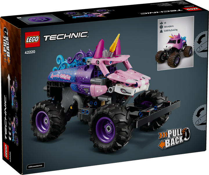 לגו Technic - Monster Jam ™Sparkle Smash™ משוך וסע (42220)-3
