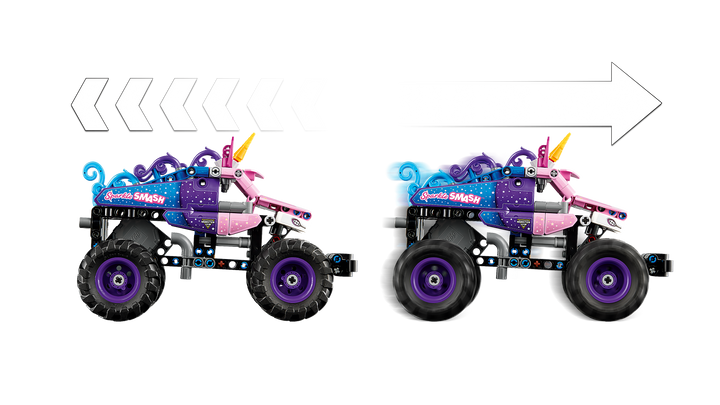 לגו Technic - Monster Jam ™Sparkle Smash™ משוך וסע (42220)-6
