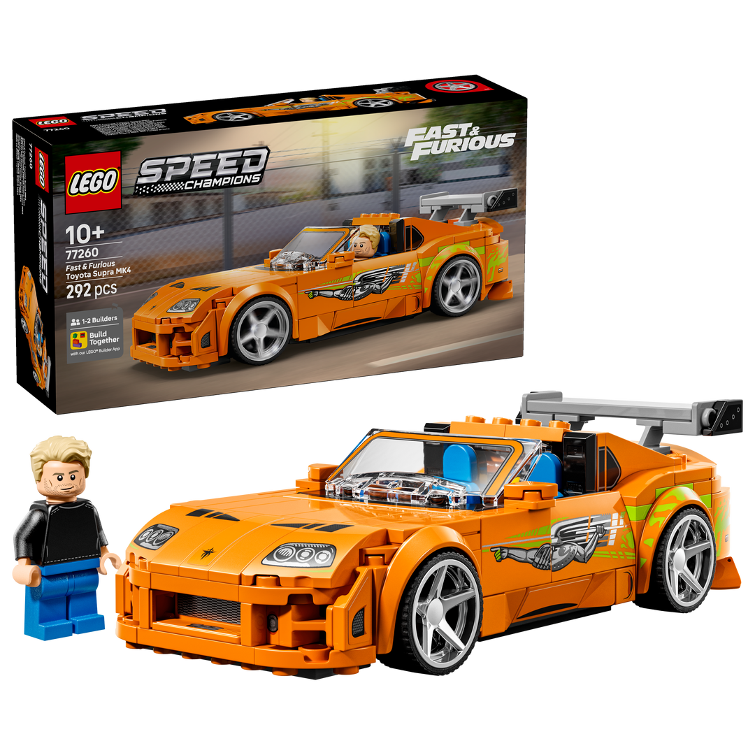 לגו Speed Champions - מהיר ועצבני Toyota Supra MK4 (77260)-1