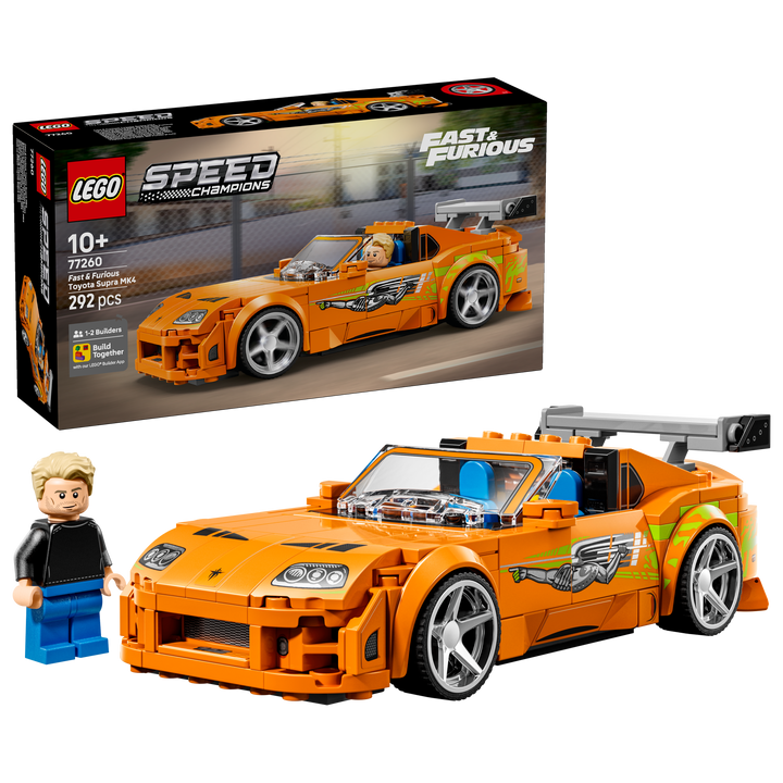 לגו Speed Champions - מהיר ועצבני Toyota Supra MK4 (77260)-2