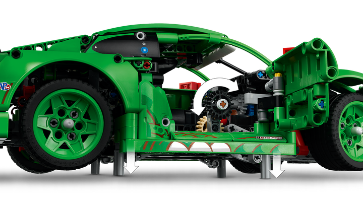 לגו Technic - מכונית מרוץ Porsche 911 GT3 R REXY AO Racing (42224)-4