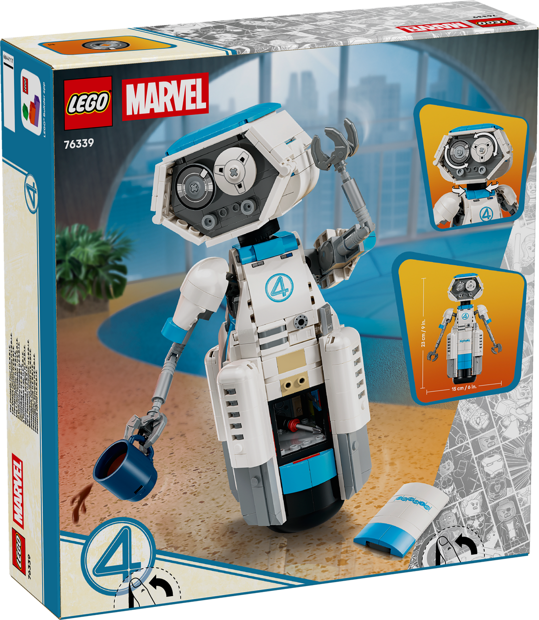 לגו | Marvel - הרובוט .H.E.R.B.I.E מארבעת המופלאים (76339)-9