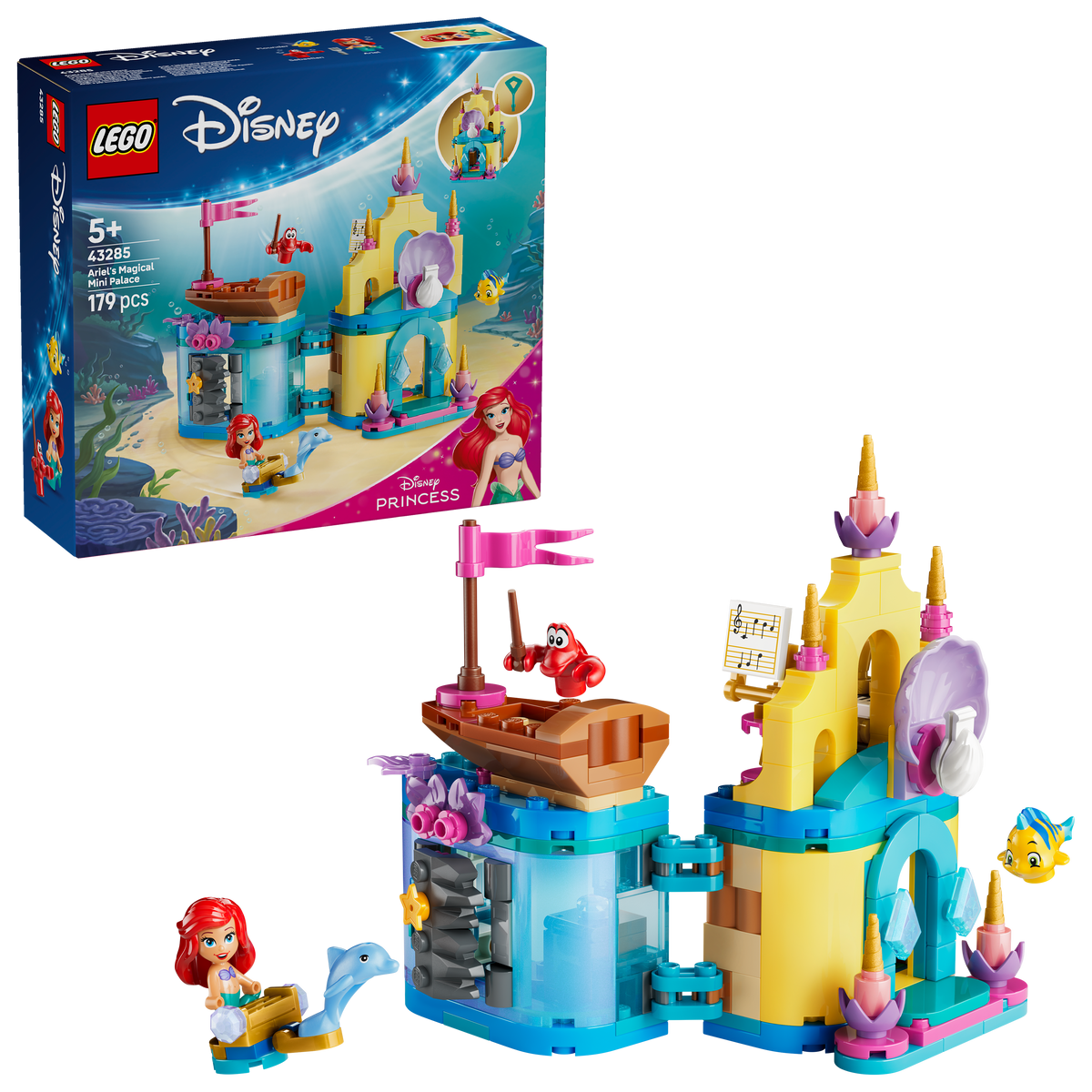 לגו DISNEY │ Disney Princess - מיני ארמון קסום של אריאל (43285)-2
