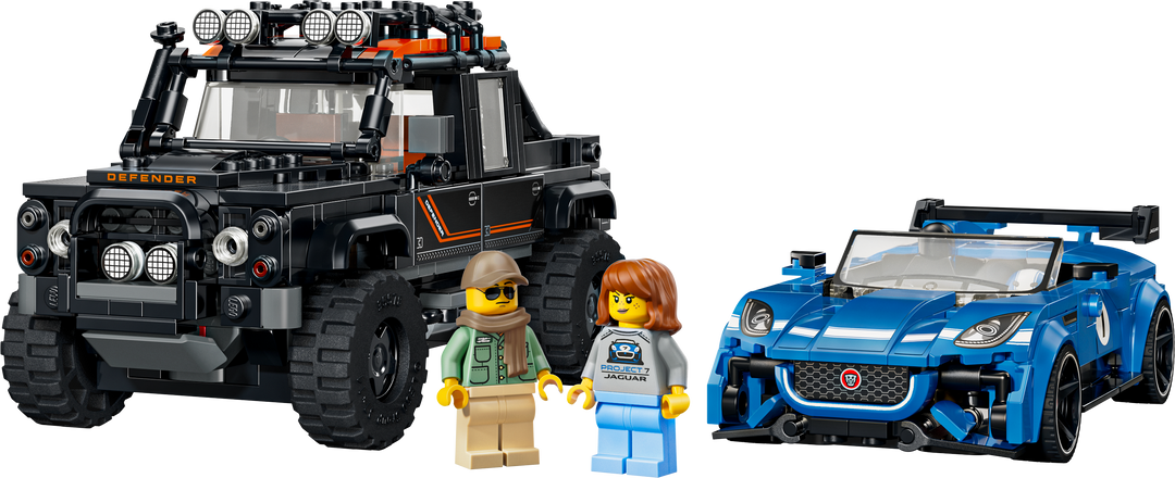 לגו Speed Champions - Jaguar Project 7 ו-Land Rover Defender (77264)-0