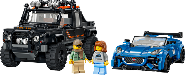 לגו Speed Champions - Jaguar Project 7 ו-Land Rover Defender (77264)