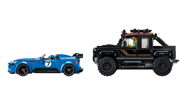 לגו Speed Champions - Jaguar Project 7 ו-Land Rover Defender (77264)-3
