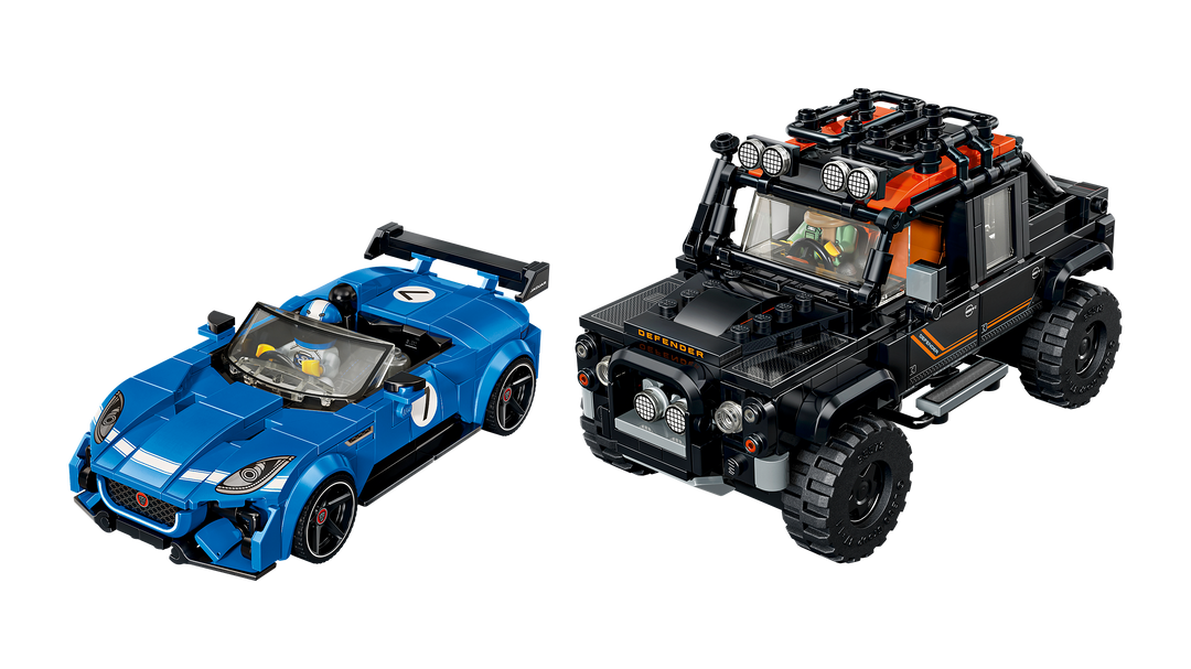 לגו Speed Champions - Jaguar Project 7 ו-Land Rover Defender (77264)-3