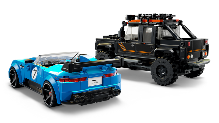 לגו Speed Champions - Jaguar Project 7 ו-Land Rover Defender (77264)-5