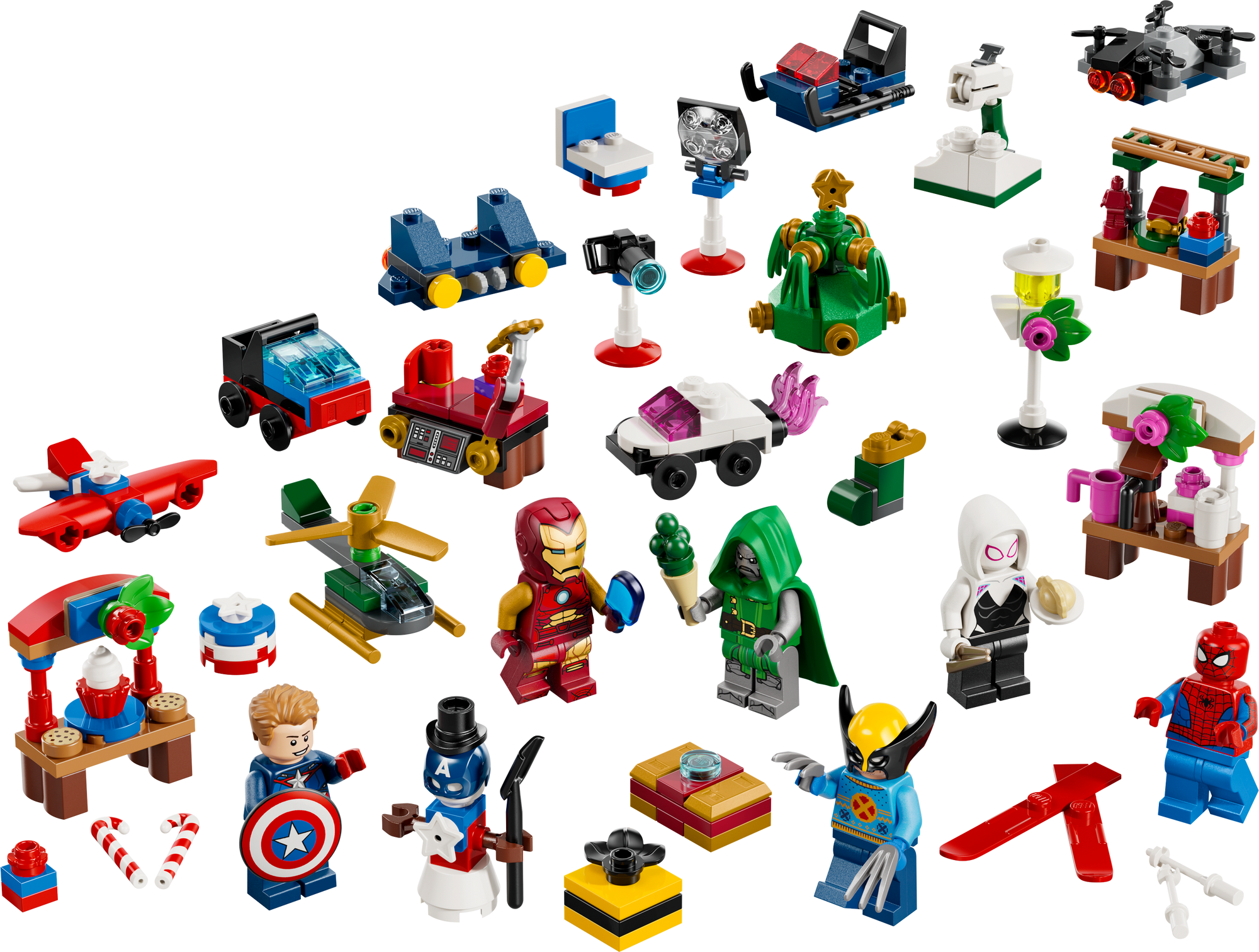 לגו Marvel - לוח הפתעות חגיגי 2026 (76340)-1