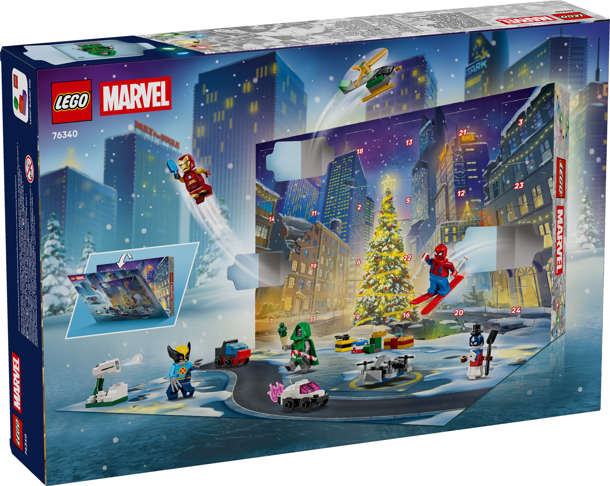 לגו Marvel - לוח הפתעות חגיגי 2026 (76340)-3