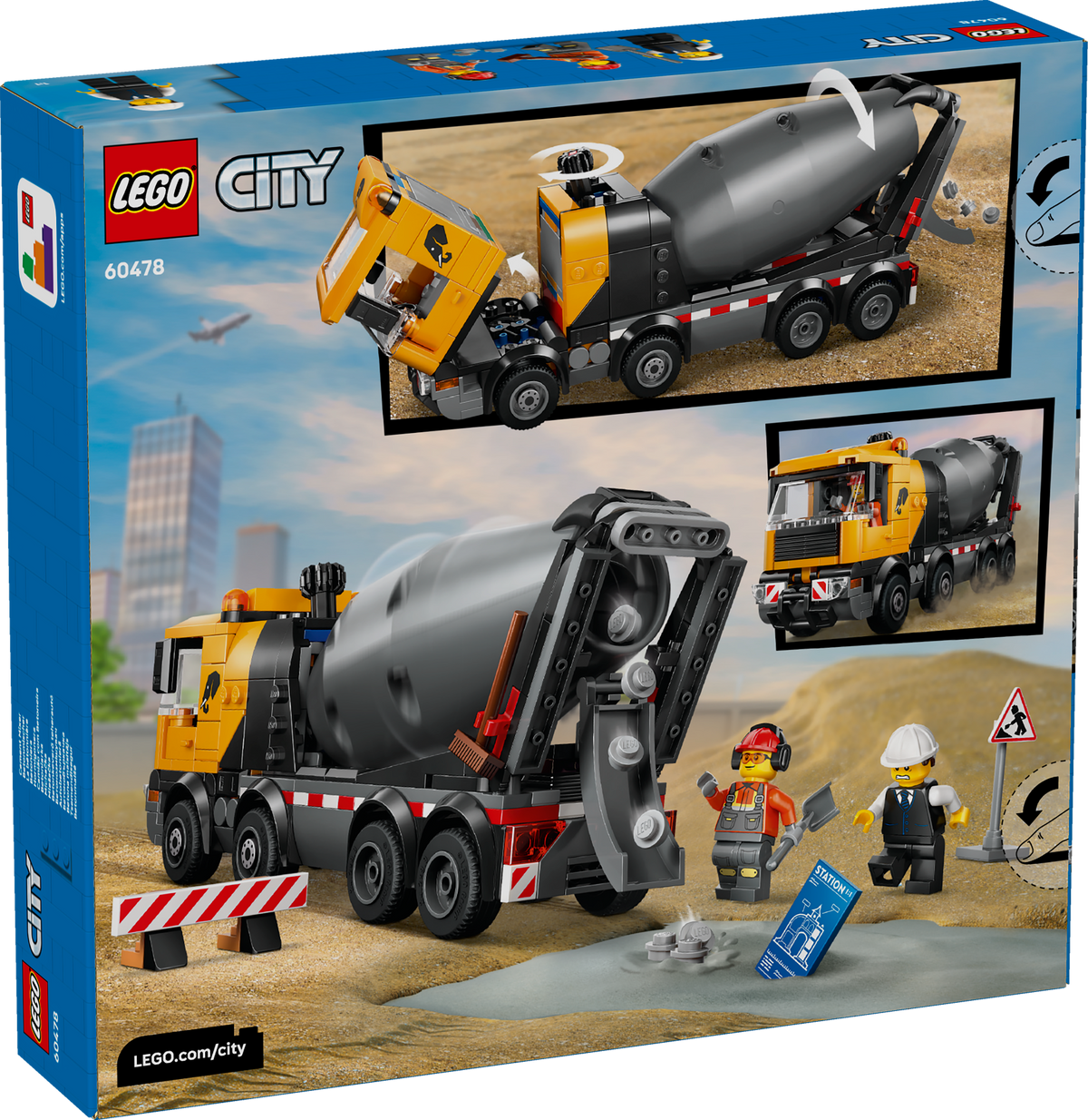 לגו City - מערבל בטון (60478)-3